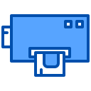 external card-reader-computer-xnimrodx-blue-xnimrodx icon