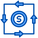 external cash-flow-passive-income-xnimrodx-blue-xnimrodx icon