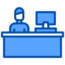 external cashier-mall-xnimrodx-blue-xnimrodx icon