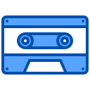 external cassette-music-and-song-xnimrodx-blue-xnimrodx icon