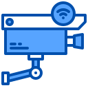 external cctv-intelligence-device-xnimrodx-blue-xnimrodx icon