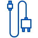 external charger-electronics-xnimrodx-blue-xnimrodx icon