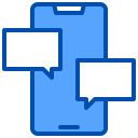 external chat-leader-and-teamwork-xnimrodx-blue-xnimrodx-2 icon