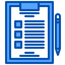 external checklist-customer-review-xnimrodx-blue-xnimrodx icon