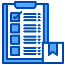 external checklist-seo-and-marketing-xnimrodx-blue-xnimrodx icon
