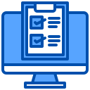 external checklist-software-and-application-xnimrodx-blue-xnimrodx icon