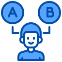 external choose-customer-review-xnimrodx-blue-xnimrodx icon