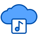 external cloud-music-and-song-xnimrodx-blue-xnimrodx icon