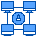 external connection-encryption-xnimrodx-blue-xnimrodx icon