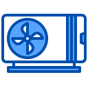 external cooling-computer-xnimrodx-blue-xnimrodx icon