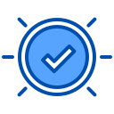 external correct-notification-alert-xnimrodx-blue-xnimrodx icon