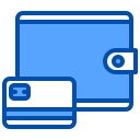 external credit-card-financial-xnimrodx-blue-xnimrodx icon