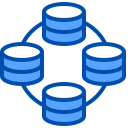 external database-website-development-xnimrodx-blue-xnimrodx icon
