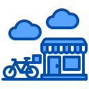 external delivery-bike-delivery-and-drop-ship-xnimrodx-blue-xnimrodx icon