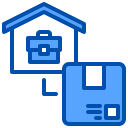 external delivery-work-from-home-xnimrodx-blue-xnimrodx-2 icon