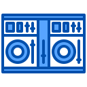 external dj-mixer-music-xnimrodx-blue-xnimrodx icon