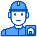external engineer-real-estate-xnimrodx-blue-xnimrodx icon