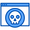 external hacker-virus-and-hacker-xnimrodx-blue-xnimrodx icon