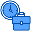 external job-time-management-xnimrodx-blue-xnimrodx icon