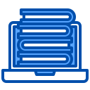 external laptop-online-learning-xnimrodx-blue-xnimrodx icon