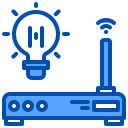external modem-internet-of-things-xnimrodx-blue-xnimrodx icon