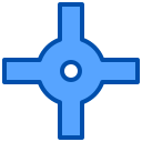 external road-location-xnimrodx-blue-xnimrodx icon