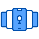 external smartphone-podcast-xnimrodx-blue-xnimrodx icon