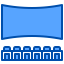 external theater-entertainment-xnimrodx-blue-xnimrodx icon