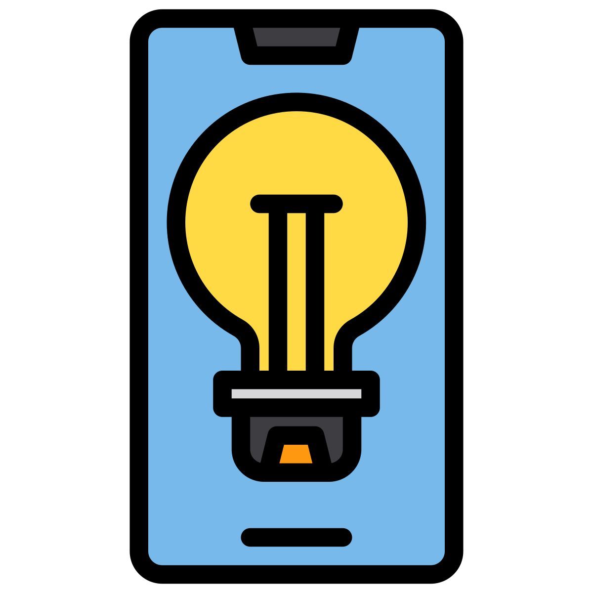 phone flashlight icon