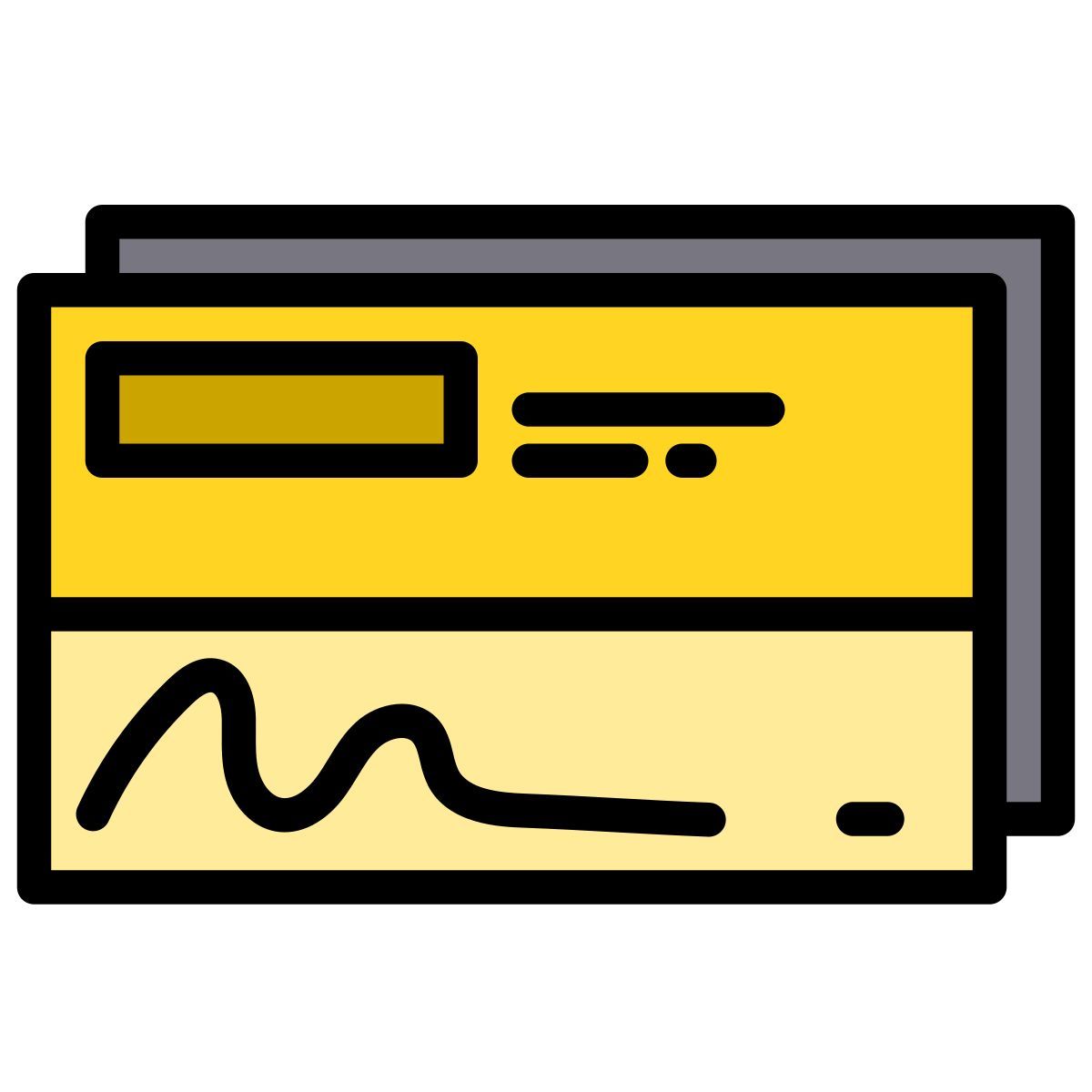 cheque icon