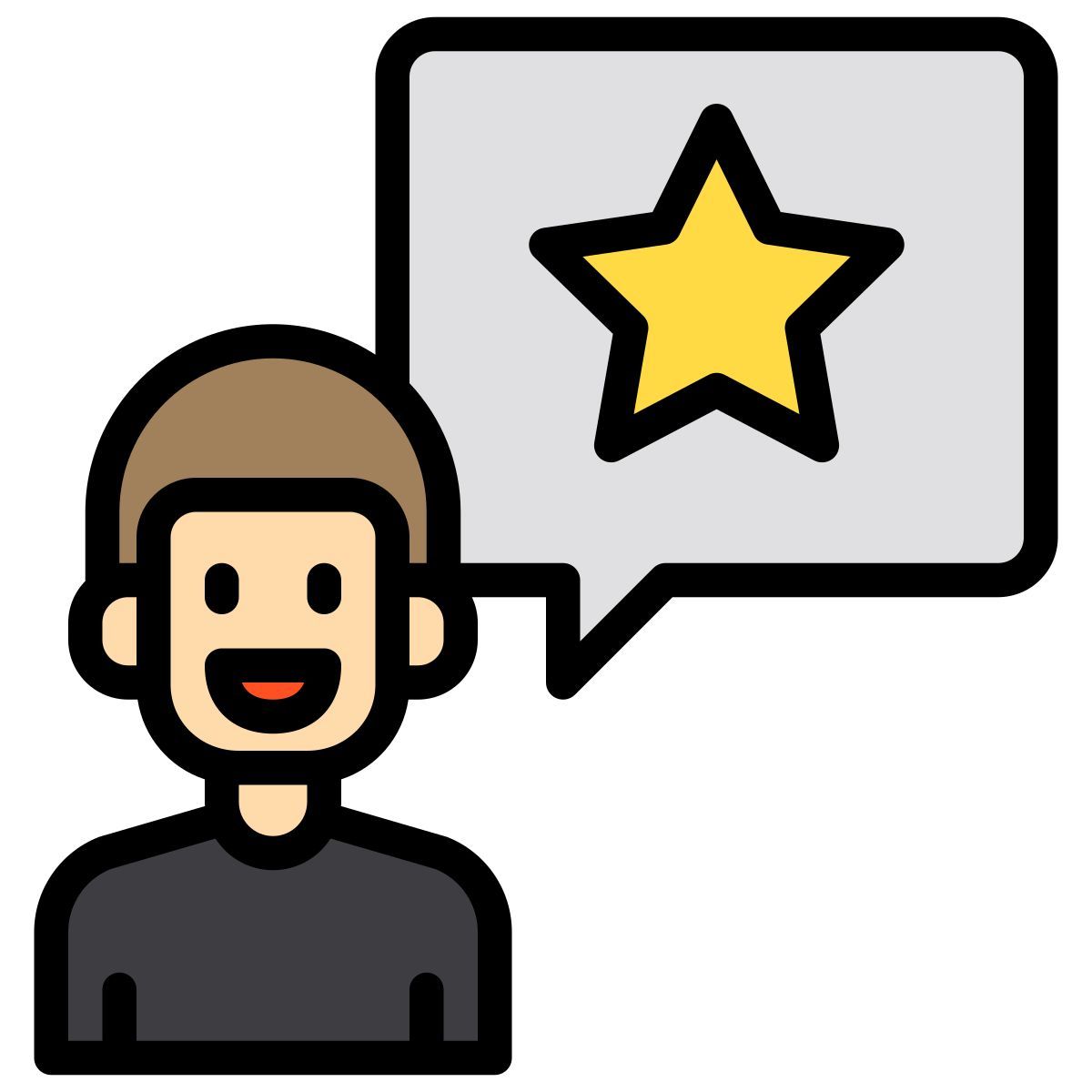 satisfação do cliente icon
