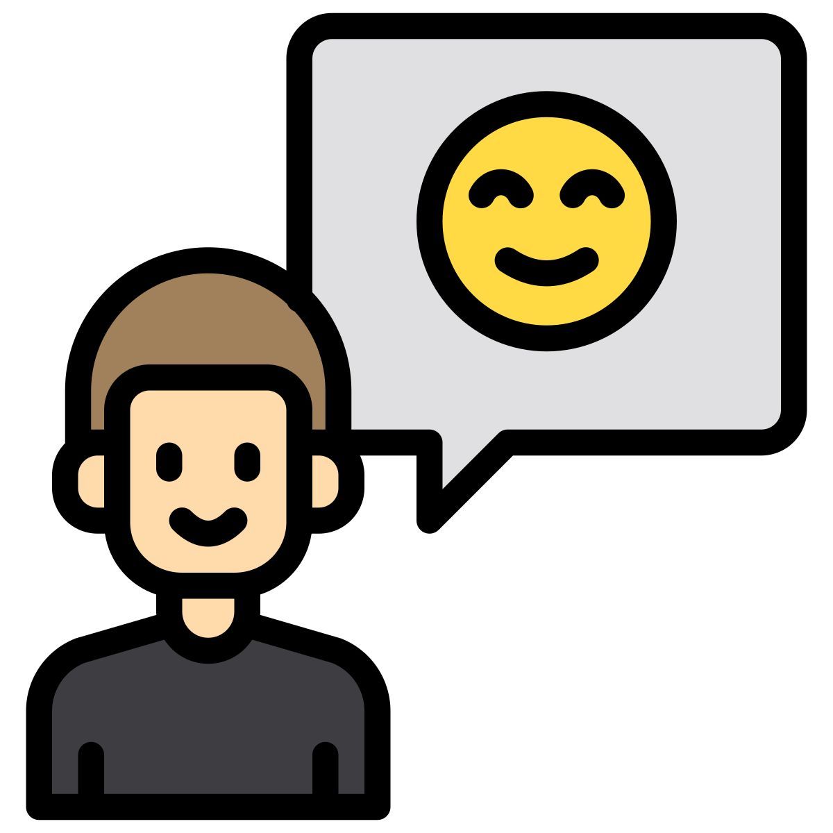 satisfação do cliente icon