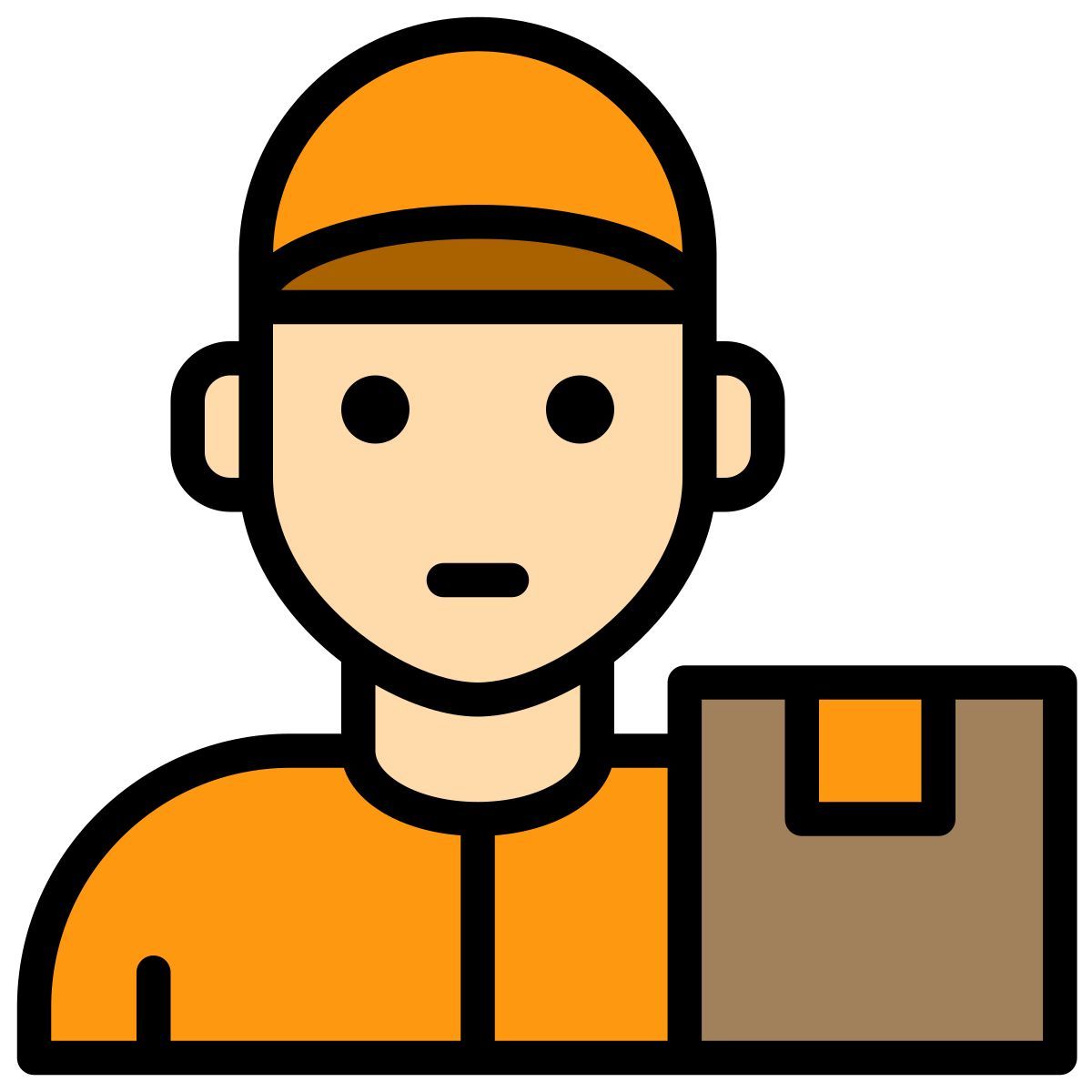 delivery man icon