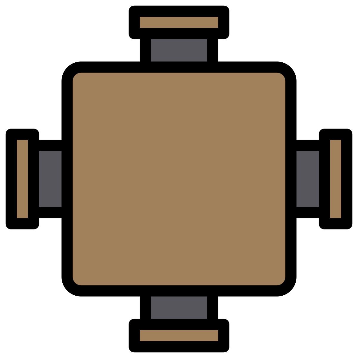 dinner table icon