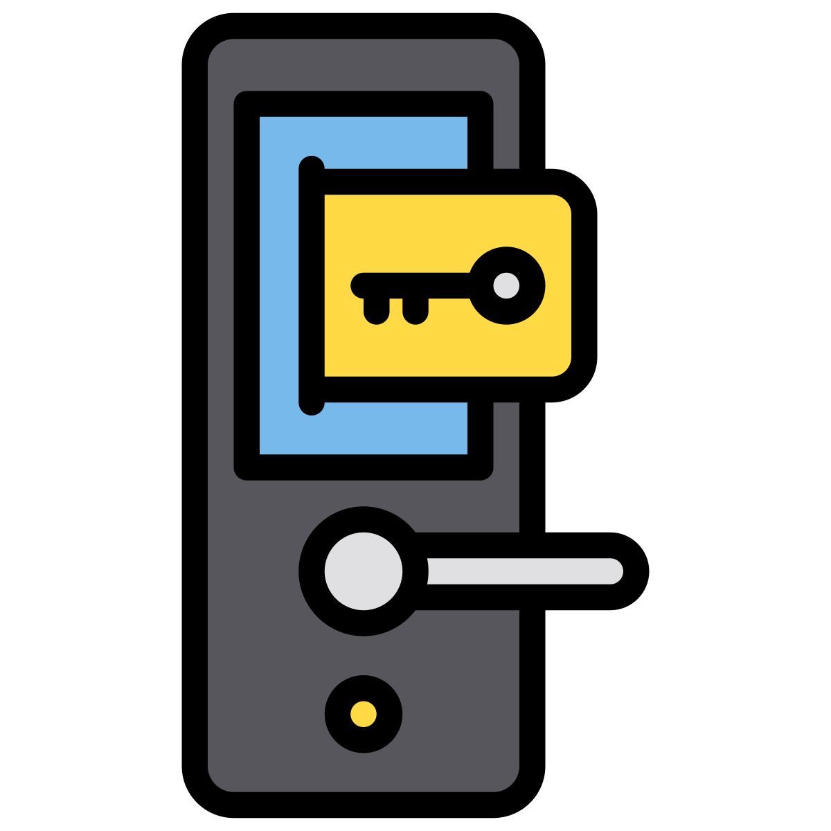 door lock icon