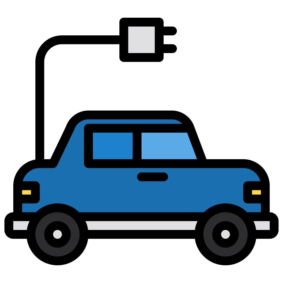 electric car icon