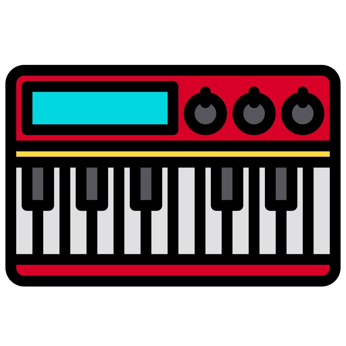electric piano icon