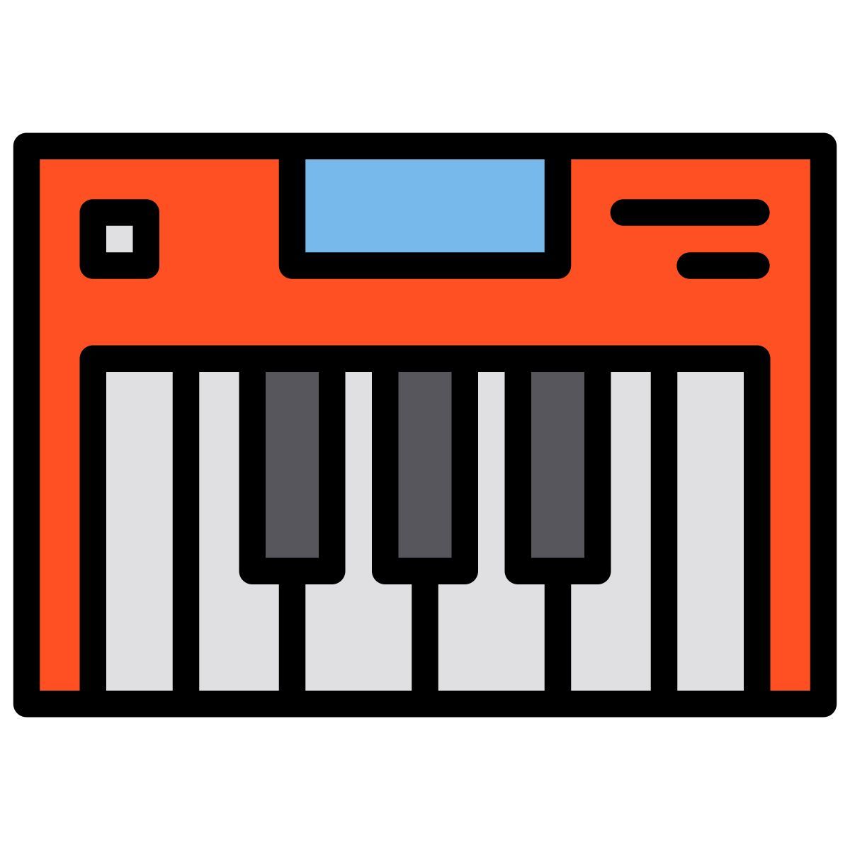 electric piano icon
