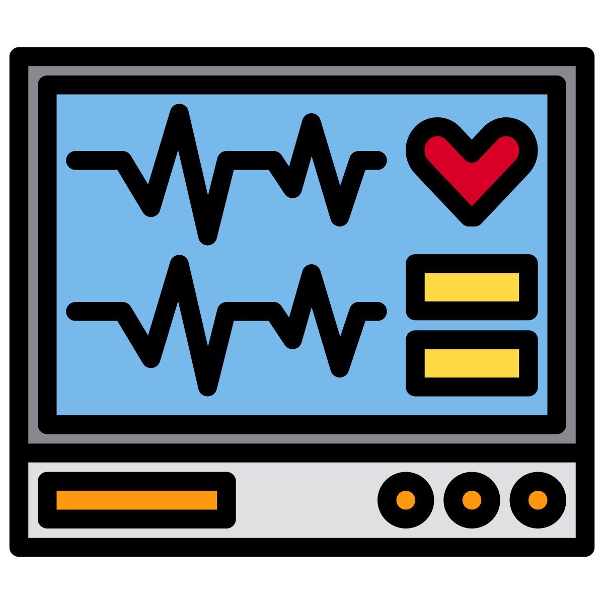 electrocardiogram icon