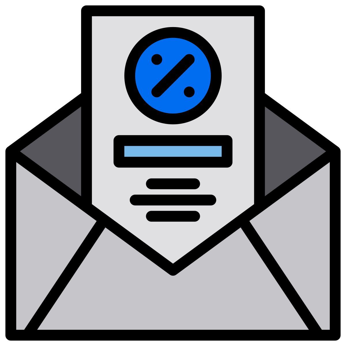 Messaggio riempito icon