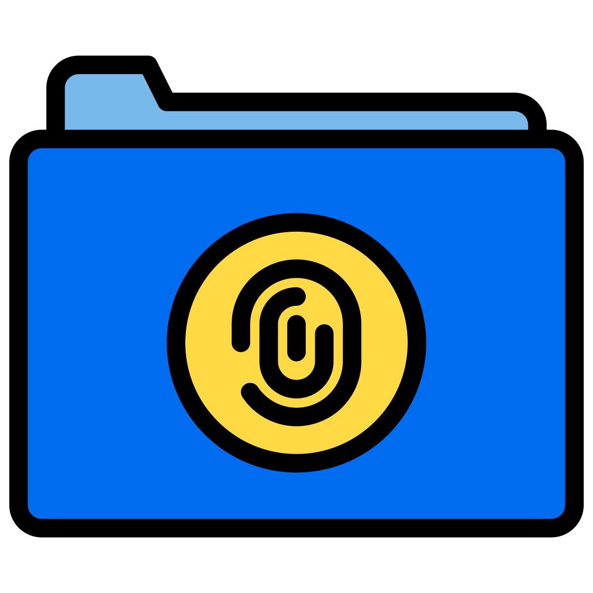 finger scanner icon