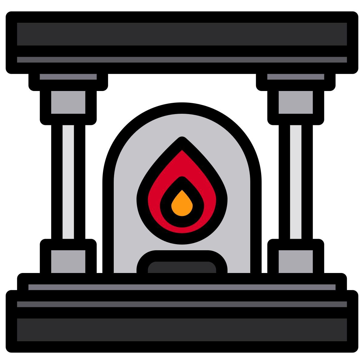 fireplace icon