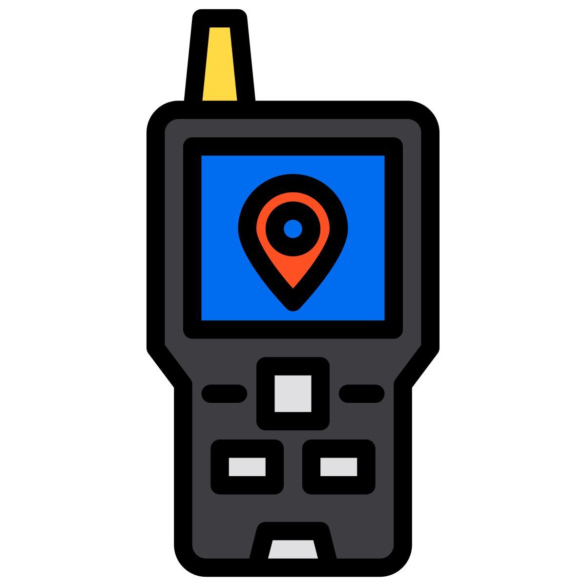 handheld gps icon