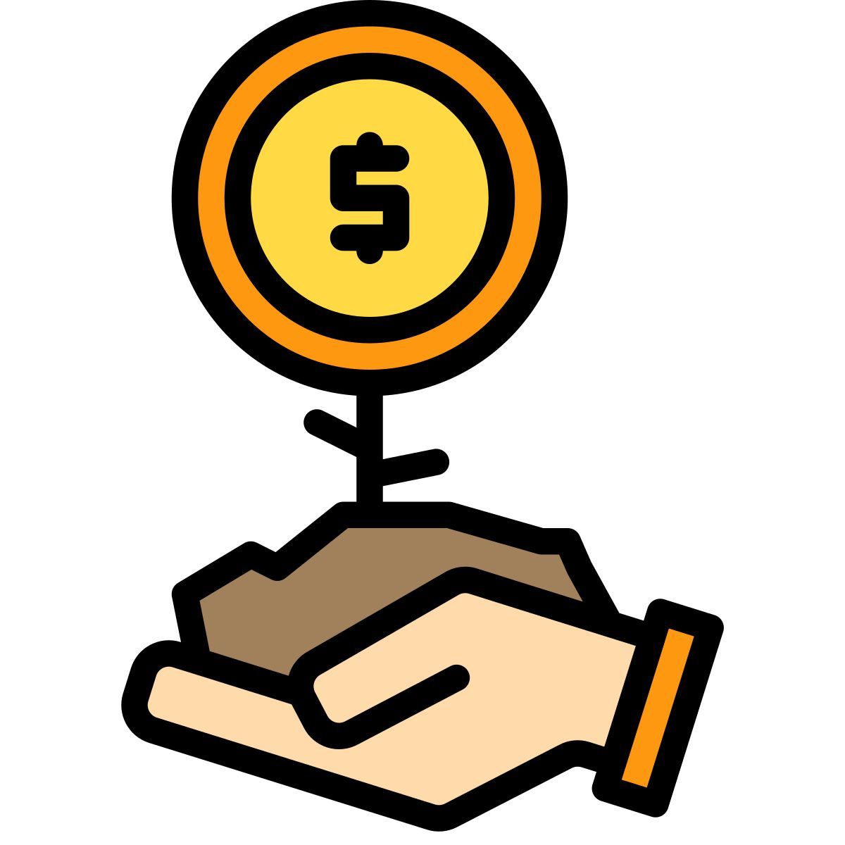 financial growth icon