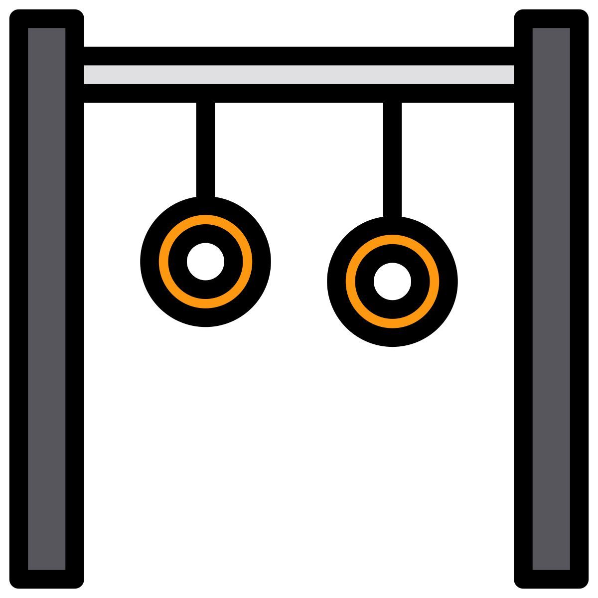 gymnastic rings icon