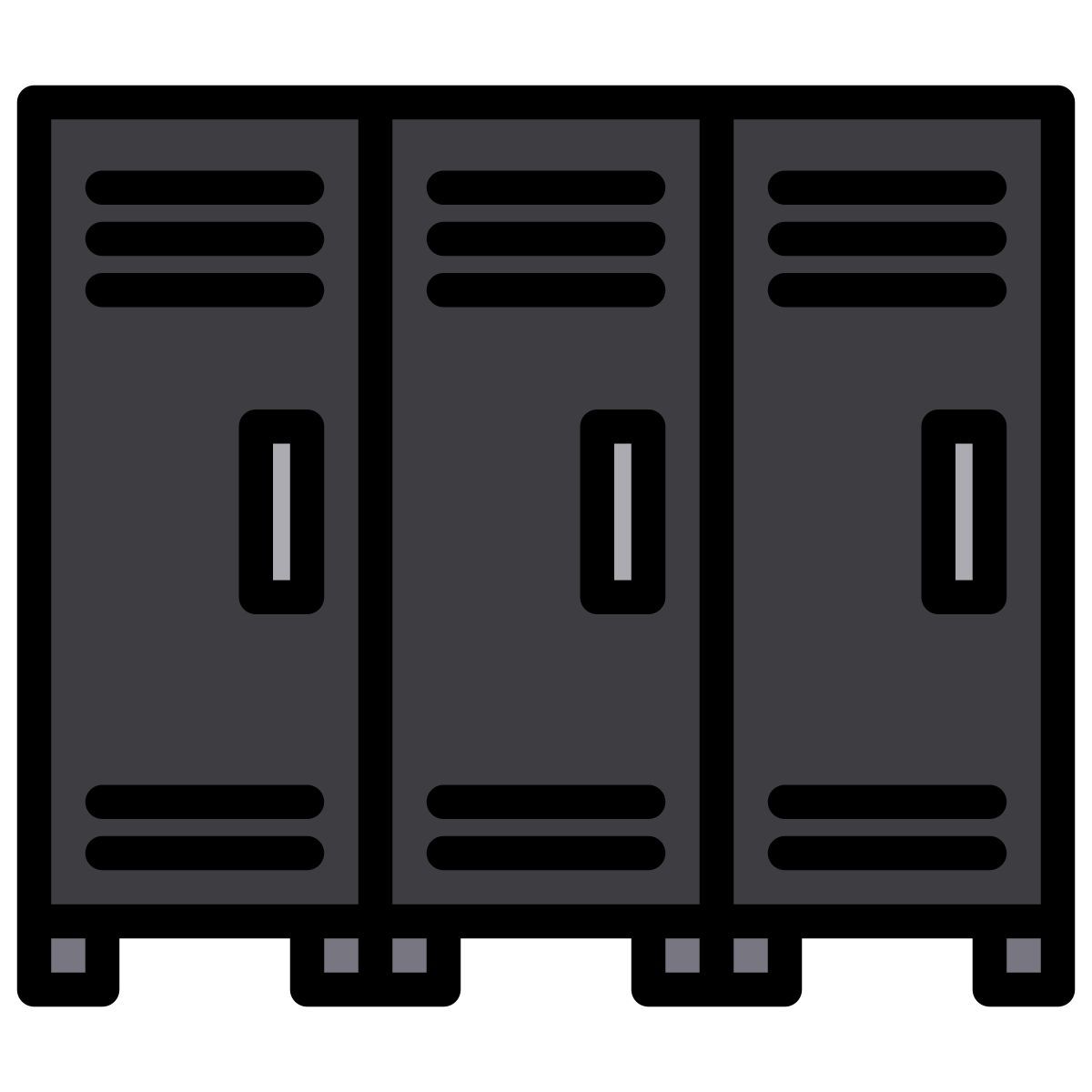 casiers pour bagages icon