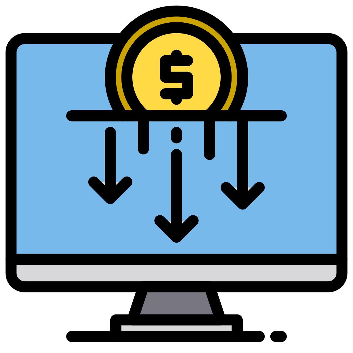 low sales icon