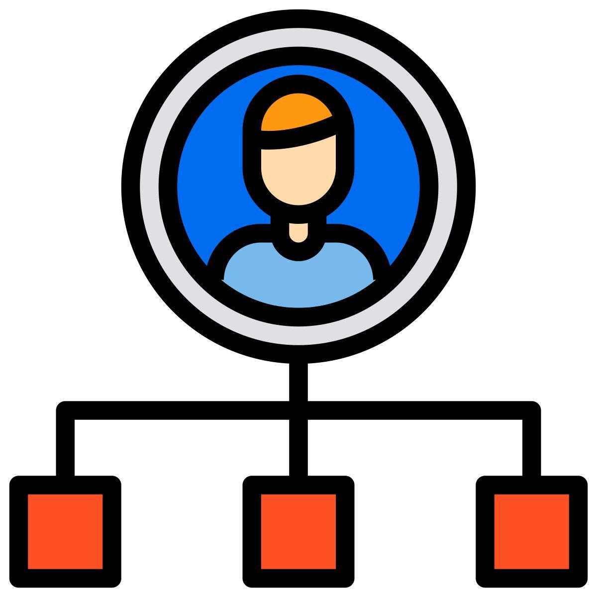 administración de explotación comercial icon