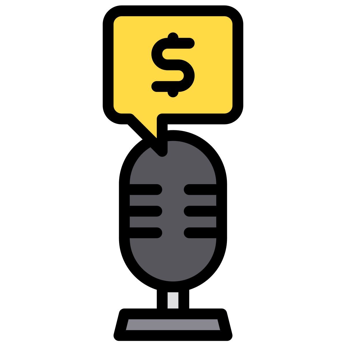 podcast donation icon