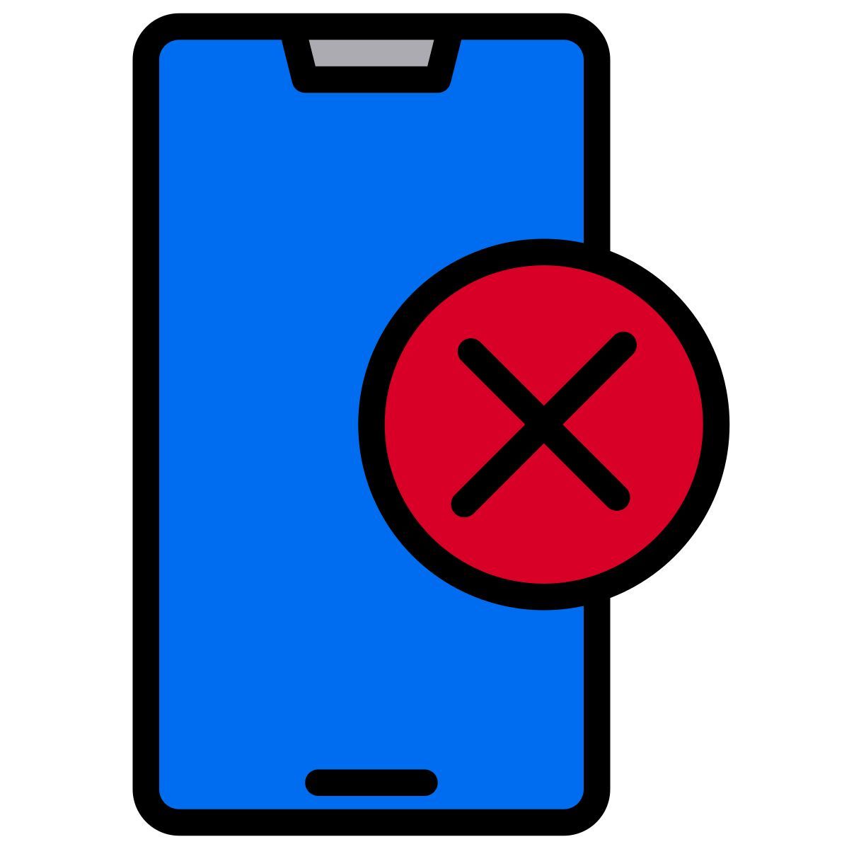 sin teléfono icon